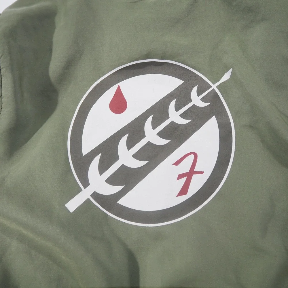 Her Universe Boba Fett Bomber Jacket‎ Women Medium Green Star Wars Mandalorian
